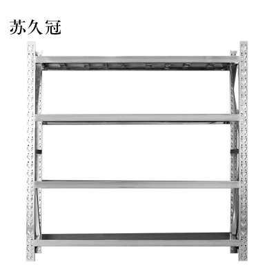 苏久冠加厚304不锈钢重型货架商用仓库多层置物架多功能储物架1500*600*2000mm