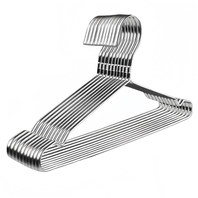 芙瑞塔不锈钢衣架42cm10个组
