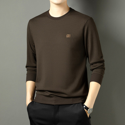 同款卫衣秋季男圆领套头潮牌时尚舒适百搭长袖T恤男士打底衫