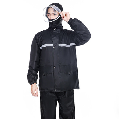 布雷德利(Bradley) BD6TF1923105R2F分体式雨衣M-3XL(计价单位:套)黑色 黑色 M-3XL