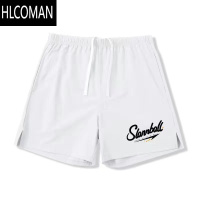 HLCOMAN美式纯色四分裤运动短裤男速干训练跑步健身透气篮球裤夏季不过膝
