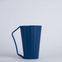 防摔牙刷杯牙缸杯创意可爱北欧情侣刷牙杯家用塑料学生简约漱口杯 三维工匠 藕粉色[带手柄]单个装洗漱杯