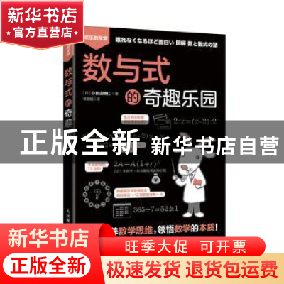 正版 数与式的奇趣乐园 [日]小宫山博仁 人民邮电出版社 97871155