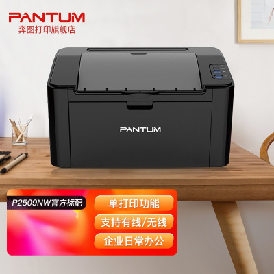 奔图(PANTUM)P2509NW A4黑白激光单功能打印机无线WIFI网络手机平板无线连接企业家庭家用办公打印机高效打印机机身小巧 文档作业试卷材料打印机5