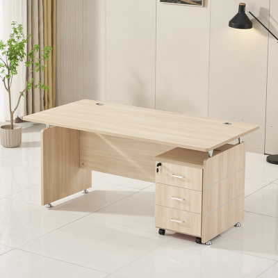 BGZ001 单人办公桌电脑桌职员桌(带移动柜)