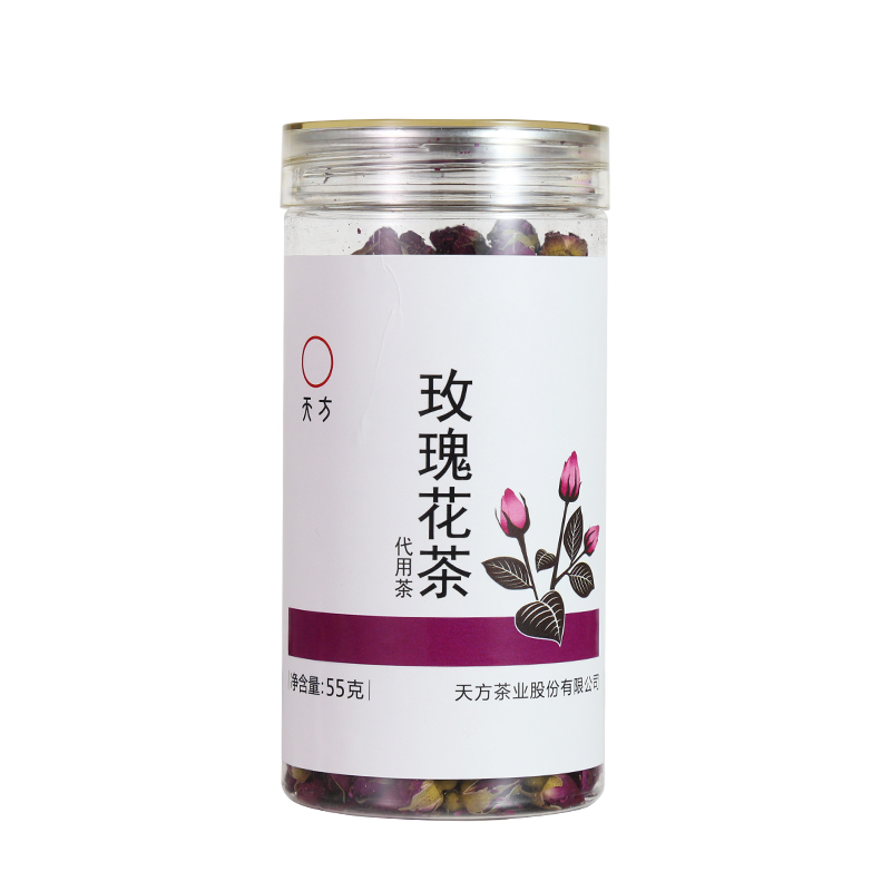 [中华特色]池州馆 天方玫瑰花茶 55g/罐 玫瑰花干 花蕾 华东
