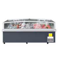 星星(XINGX)冰柜商用展示柜冷藏保鲜柜商用大容量冰箱单温卧式岛柜超市便利店减霜雪糕柜冷柜780QSAD