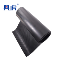 典虎 绝缘胶皮 黑色条纹 10kv 10米*1米*5mm 卷