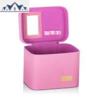 新款化妆包女大容量韩国便携收纳盒小号简约专业化妆箱多功能手提 三维工匠收纳包