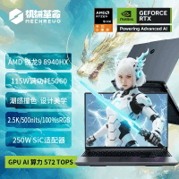 机械革命(MECHREVO)蛟龙16Pro 潮玩版 2025款 16英寸旗舰游戏本 强芯学生设计笔记本电脑 定制锐龙版R9-8940HX RTX5060 16G 2T 2.5K 灰