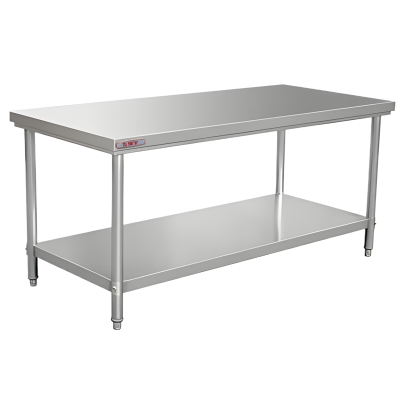 厨房用304#1.2mm不锈钢双层工作台900*600*800mm/件