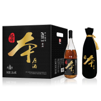 塔牌 绍兴黄酒 2013年本原酒 半干型花雕 1.38L*6瓶 整箱装 (手工黄酒 送礼 收藏 )