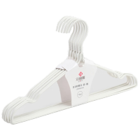 洁丽雅衣架 白色[凹槽加粗40cm] 30个
