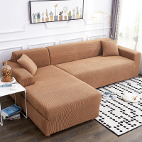 懒人沙发套全包卍能全盖沙发罩四季通用皮沙发垫巾简约弹力布艺 钛古咖 L[三人长190-230cm以内]