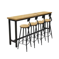 班龙吧台桌220cm+4椅套