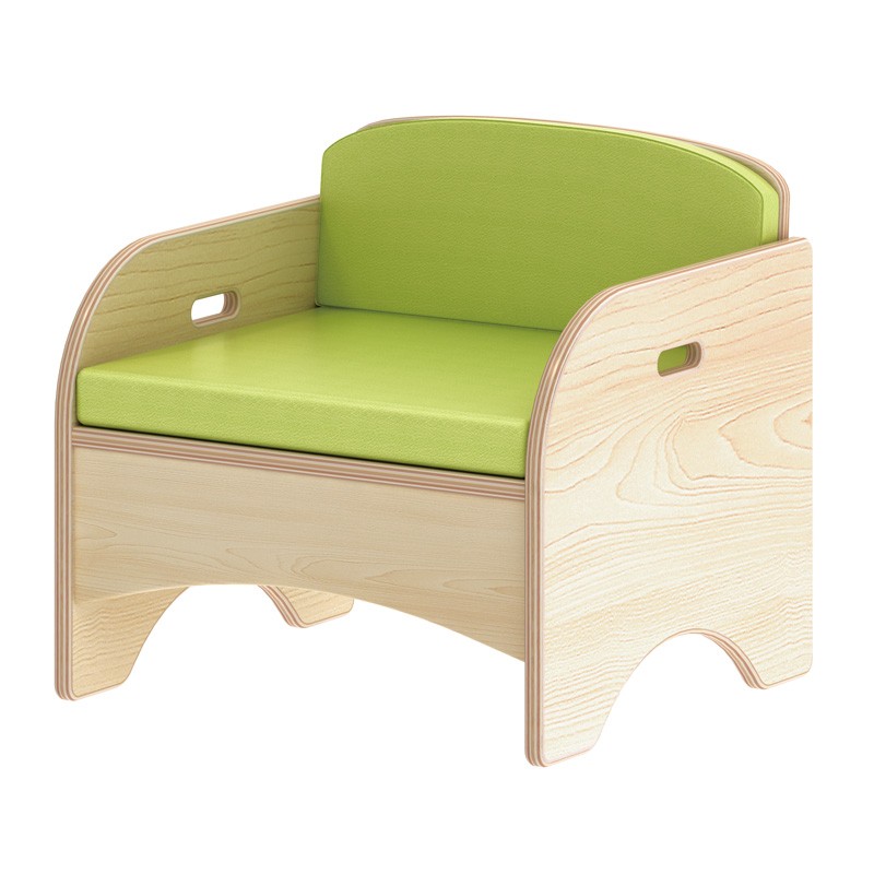 单人阅读沙发-苹果绿