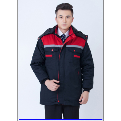 NEWLAKE冬季工作服男女棉衣加厚中长款防寒服劳保服厂服印字活里活面棉袄棉衣