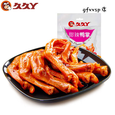 久久丫 甜辣鸭掌108g*2
