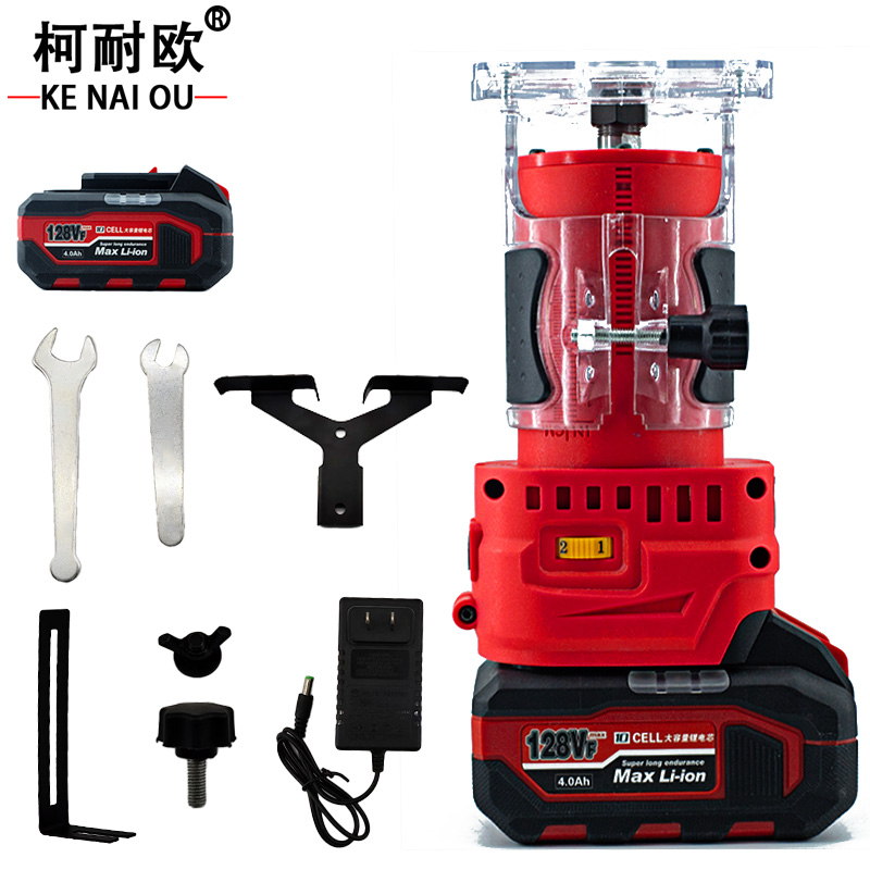 柯耐欧 无刷锂电多功能修边机开槽机 4.0AH 6.0AH 套