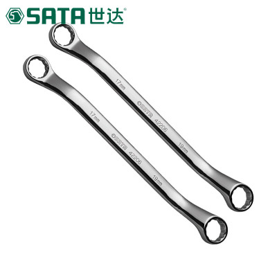 世达(SATA)全抛光双梅花扳手 双头梅花扳手 14x17mm 42205 1把(两把起定)