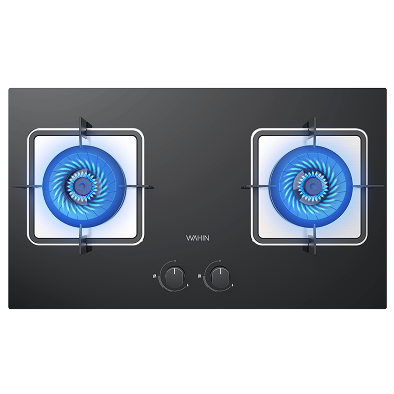 美的出品华凌燃气灶双灶家用5.2kW大火力天然气煤气灶台式嵌入式Q8一级能效台嵌两用