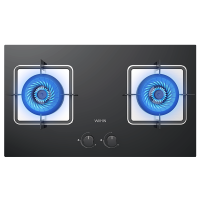 美的出品华凌燃气灶双灶家用5.2kW大火力天然气煤气灶台式嵌入式Q8一级能效台嵌两用