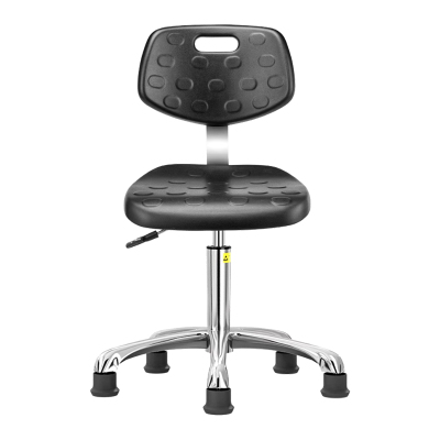 臻远ZY-7952防静电椅子车间流水线升降椅子 40-54CM铝合金脚脚杯款