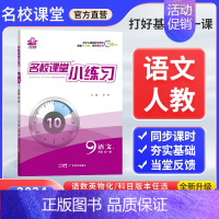 语文[人教版] 九年级/初中三年级 [正版]2024新版名校课堂小练习九年级全一册上下语文数学英语物理化学人教版北师沪科