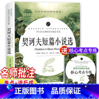 契诃夫短篇小说 [正版]契诃夫短篇小说选九年级下册必读课外书名师导读带批注读后感考点考题无障碍阅读初中生初一初二初三年级