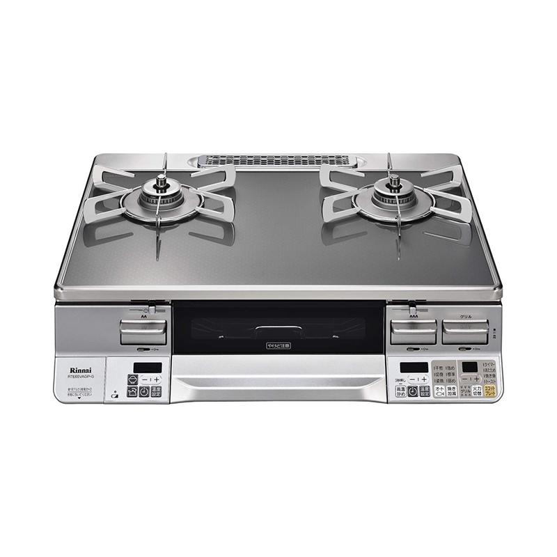 日本原装进口 RINNAI林内 台式燃气灶烤箱灶 lakucie系列2眼灶 RTE65VAGP-GR-13A天然气