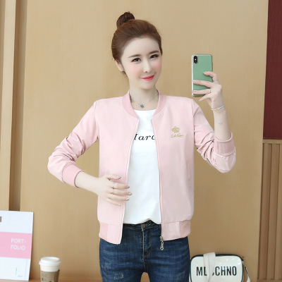 FISHBASKET装短款外套女2020新款韩版时尚休闲百搭宽松小个子夹克薄风衣风衣女