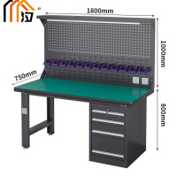 汐重型钳工操作台 工具桌180cm张