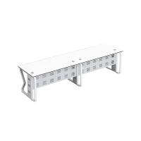 质凡简约工位职员桌办公室员工桌办公桌两人位 1600*600*750mm