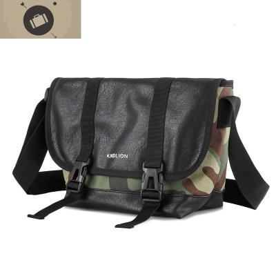斜挎包男潮牌牛津布单肩包男帆布日系街头时尚潮流嘻哈学生小挎包艾狄伊娃