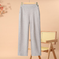 时尚休闲中老年妈妈裤子女40岁中年休闲裤女大码宽松长裤子春装女