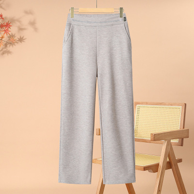 时尚休闲中老年妈妈裤子女40岁中年休闲裤女大码宽松长裤子春装女