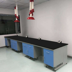 汉诺鑫威钢木实验台全钢边台化验室操作台实验桌操作桌化学实验室工作台[工厂现做 7天内发货]
