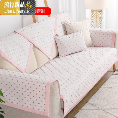 沙发垫四季通用防滑套罩巾北欧简约现代垫子扶手盖布靠背冬季毛绒 三维工匠坐垫