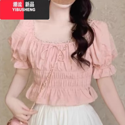 YIBUSHENG装微胖多巴胺搭配一整套今年流行漂亮法式气质连衣裙子女两件套