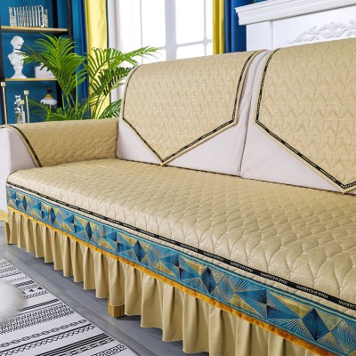 原色馨居轻奢沙发垫四季通用防滑高档简约现代全包防滑沙发坐垫罩套靠背巾