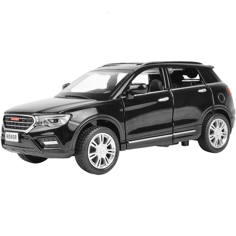 长城哈弗h6越野车合金仿真途观小汽车模型金属儿童玩具车回力开 白