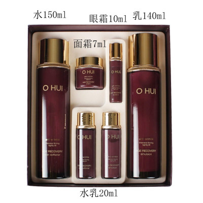 欧蕙(OHUI)欧惠逆时空套装欧惠水乳套逆时空水乳霜套盒塑颜修护礼盒补充胶原蛋白抗皱提拉逆时空水乳霜六件套