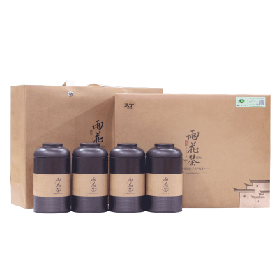 聚宁(JUNING)江苏南京雨花茶2021新茶南京特产绿茶礼盒装