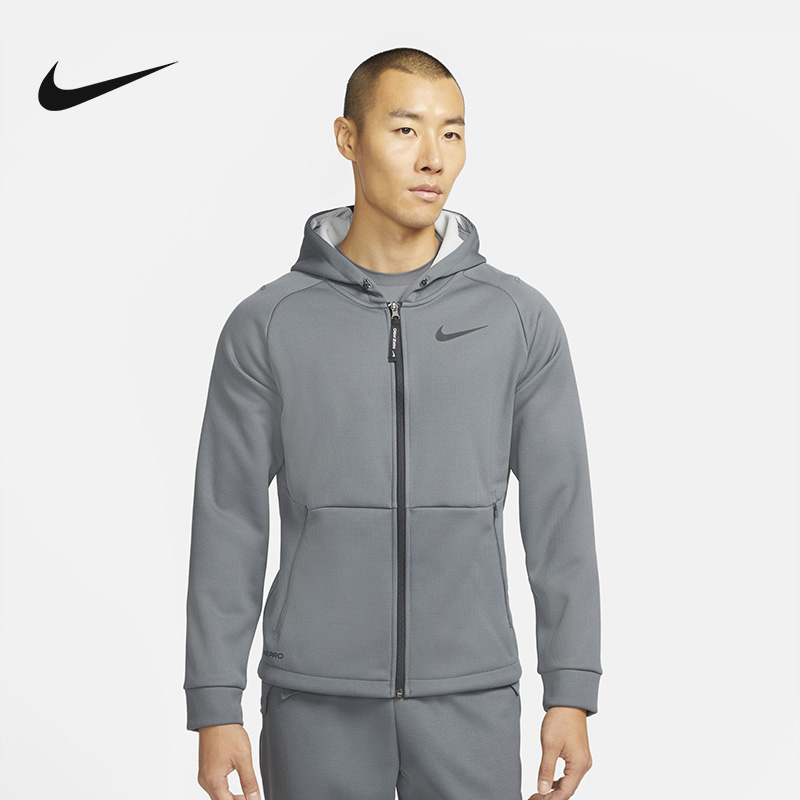 耐克(nike)男子训练梭织夹克秋冬新款加绒保暖运动服跑步健身舒适透气