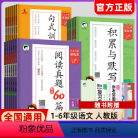 阅读真题60篇[下册] 小学一年级 [正版]2023新版53小学基础练一年级二年级四五六年级上下册语文积累与默写三年级上