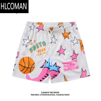 HLCOMAN美式篮球短裤男运动速干透气跑步健身宽松夏季不过膝三四分训练裤