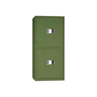 汉诺鑫威军绿色保密柜电子密码文件保险柜国保指纹锁分体资料档案矮柜通双节保密柜(国保锁)