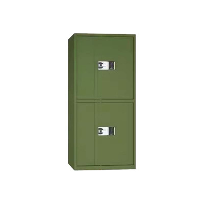 汉诺鑫威军绿色保密柜电子密码文件保险柜国保指纹锁分体资料档案矮柜通双节保密柜(国保锁)