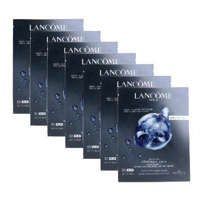 兰蔻LANCOME新精华肌底大眼眼膜10g*7片 立体修护眼周眼袋细纹黑眼圈