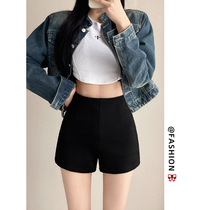 冰丝运动短裤女裤子2026春季薄款宽松直筒显瘦高腰休闲百搭三分裤